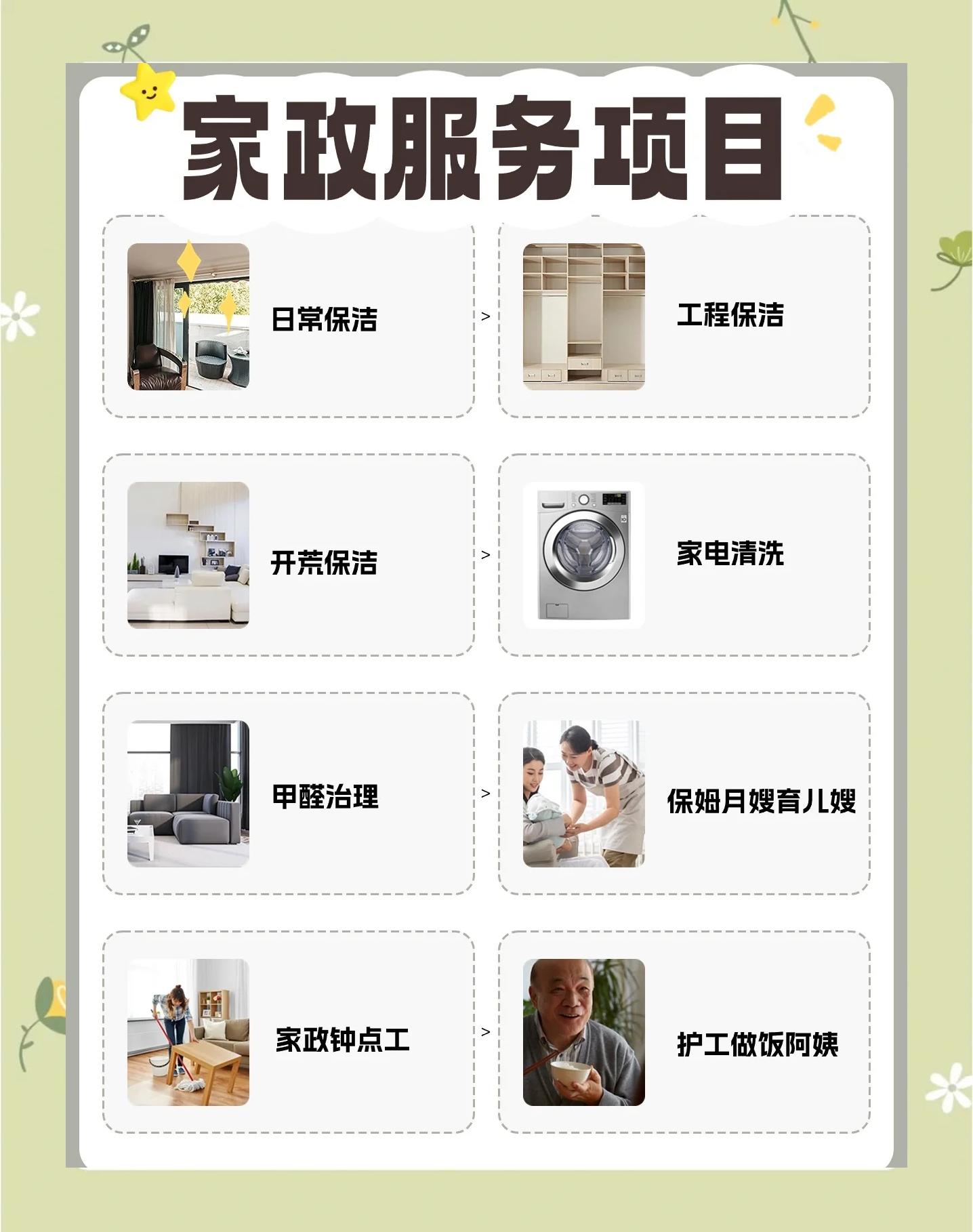 家政服務(wù)全解析 涵蓋哪些項(xiàng)目？